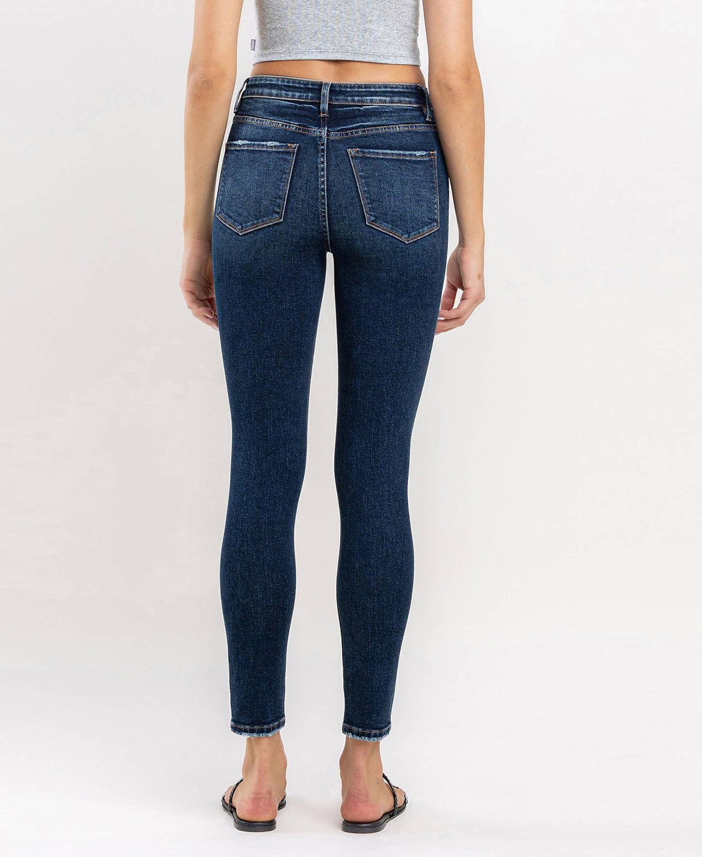 FRESH HIGH RISE ANKLE SKINNY JEANS