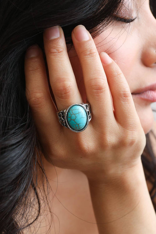 Turquoise Ring Adjustable